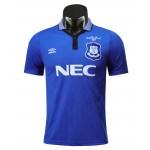 Camisolas de futebol Everton Retro Equipamento Principal 1995 Manga Curta